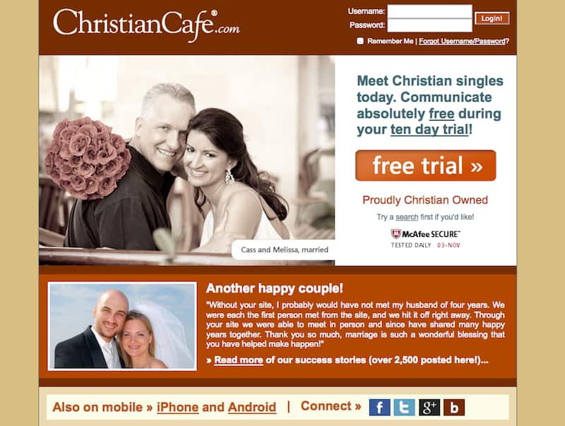Kostenlose christian dating webseiten für singles