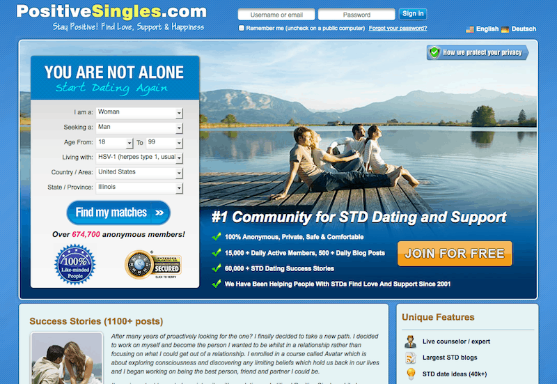 Std positive dating sites
