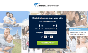 The home page of ChristianMatchMaker