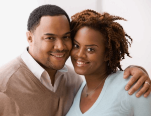 Married black couple
